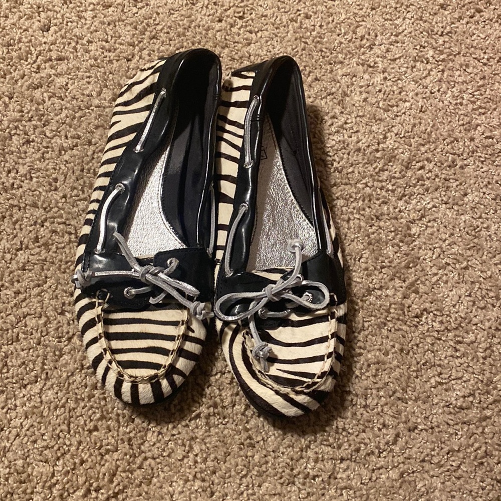 New Sperry Zebra Top Sider Size 8